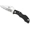 Spyderco 2024 Spyderco Ladybug 3 Lightweight Black Serrated SPY-LBKS3 - alternate 2